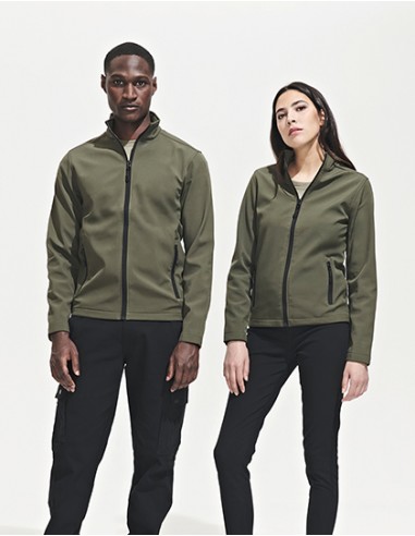 S-01195-Mens Softshell Zip Jacket Race